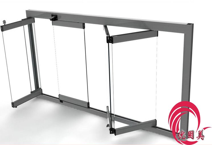 高檔無框折疊窗隱形窗陽臺(tái)玻璃窗安裝產(chǎn)品展示